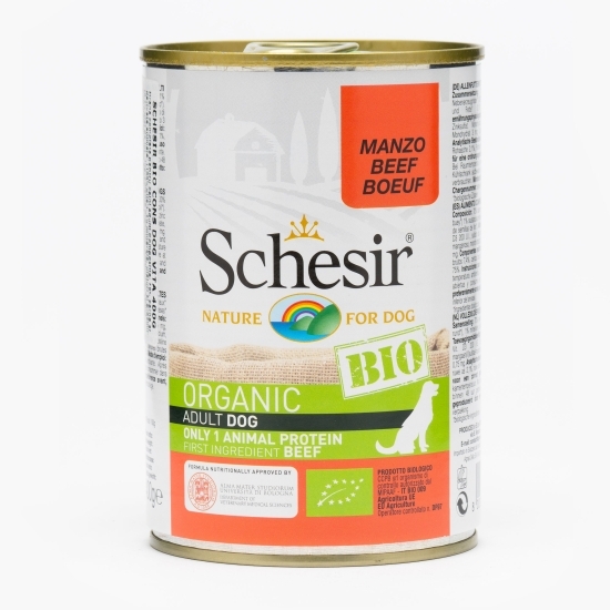 Hrană umedă eco pentru câini, 400g, cu vită