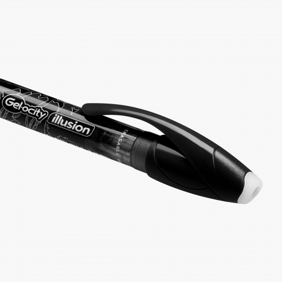 Stilou Roller Gelocity Illusion cu gel termosensibil negru