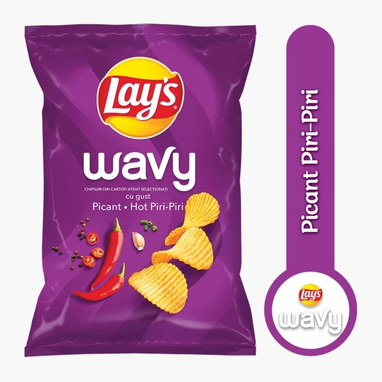 Chipsuri ondulate din cartofi cu piri piri, Wavy 115g