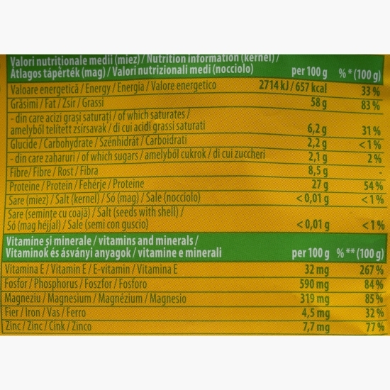 Semințe floarea-soarelui negre, fără sare 100g