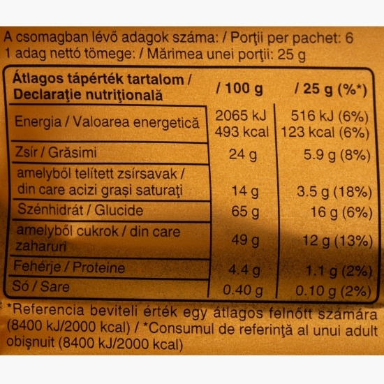 Batoane cu biscuit și caramel învelite în ciocolată cu lapte 3x50g