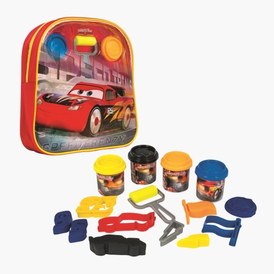 Set plastilină în gentuță PVC Cars 3+ ani