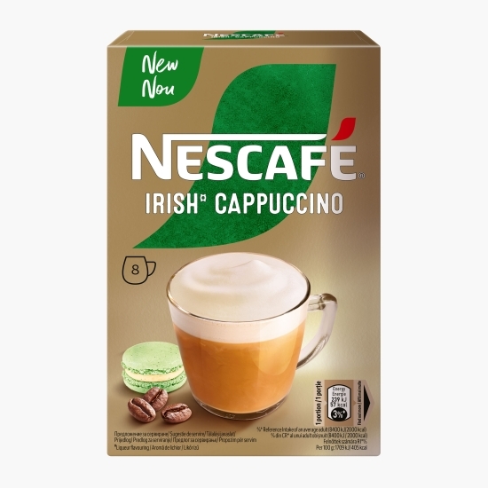 Mix de cafea instant Cappuccino Irish plicuri 8x14g