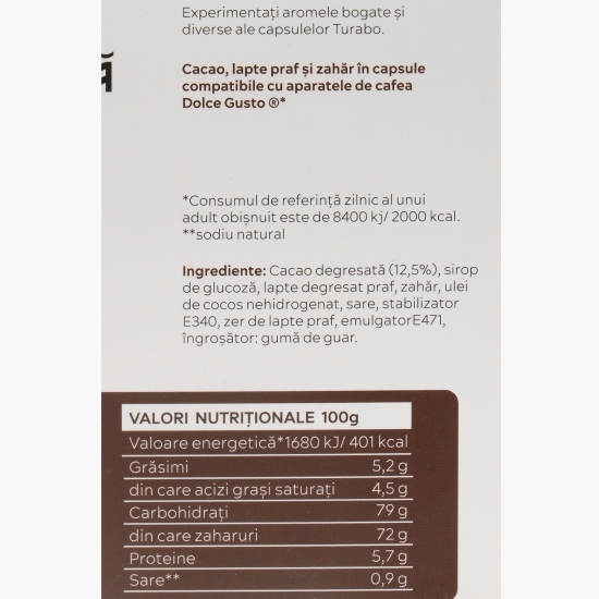 Ciocolată caldă Classic, 16 băuturi, capsule