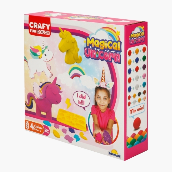 Set plastelină Unicorn, 3+ ani