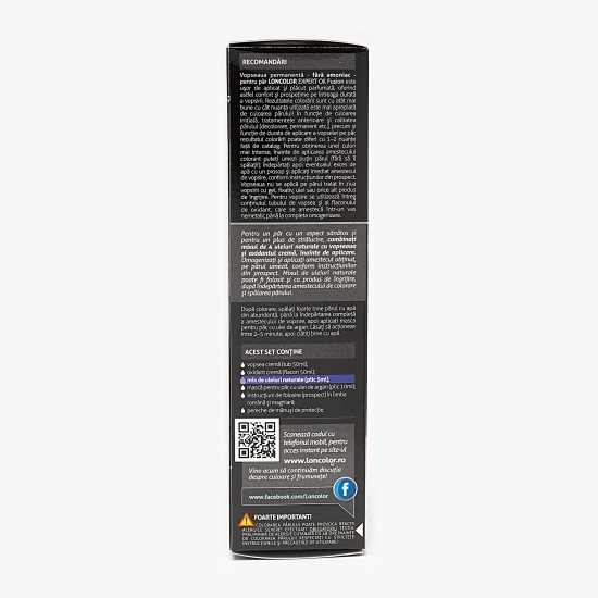 Vopsea permanentă pentru păr Expert Oil Fusion 3.16 Șaten violet închis 100ml