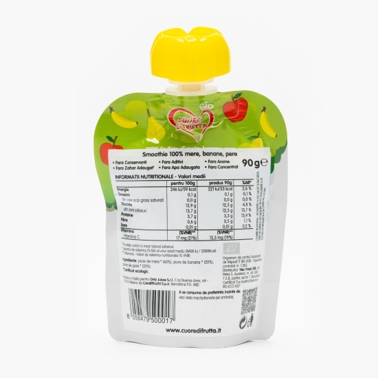 Smoothie „Elefant” ecologic de fructe pentru copii 90g