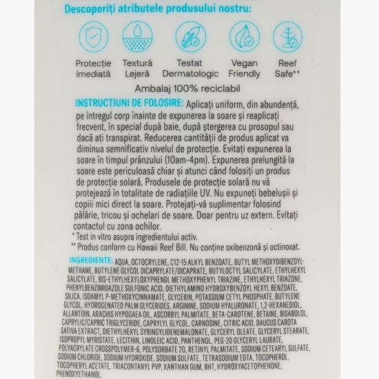Loțiune protecție solară Sun Sensitive, SPF 50, 200ml