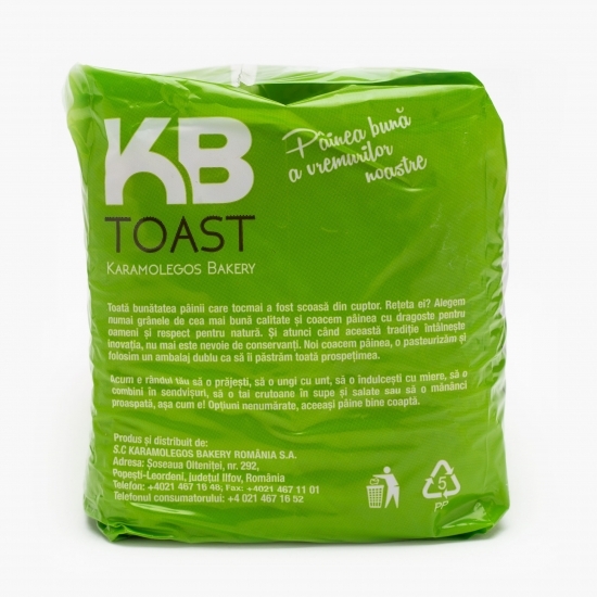 Pâine toast secară 600g