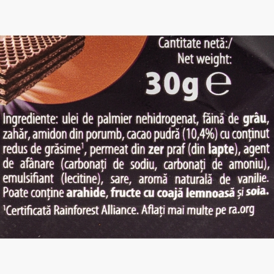 Napolitană cu gust intens de cacao Noir 30g