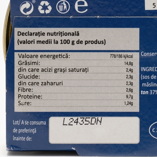 Ton pentru paste Pomodori 160g