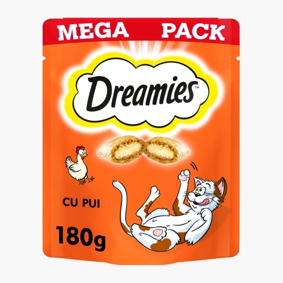 Recompense pentru pisici, 180g, cu pui gustos 