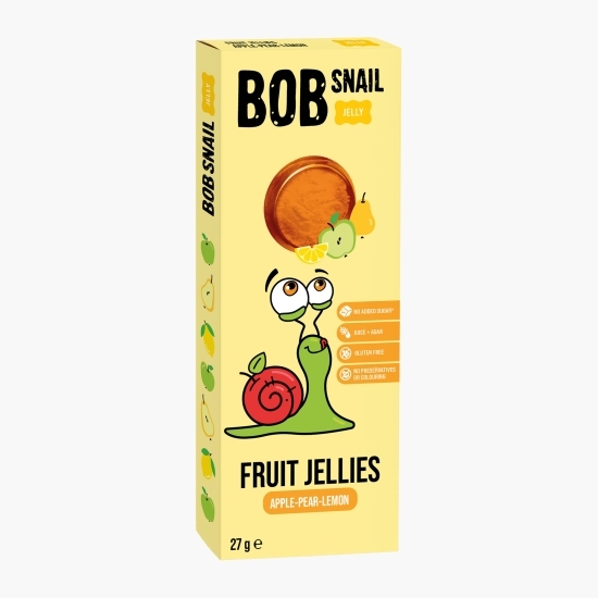 Jeleu natural din mere, pere și lămâie, fără zahăr adăugat 27g