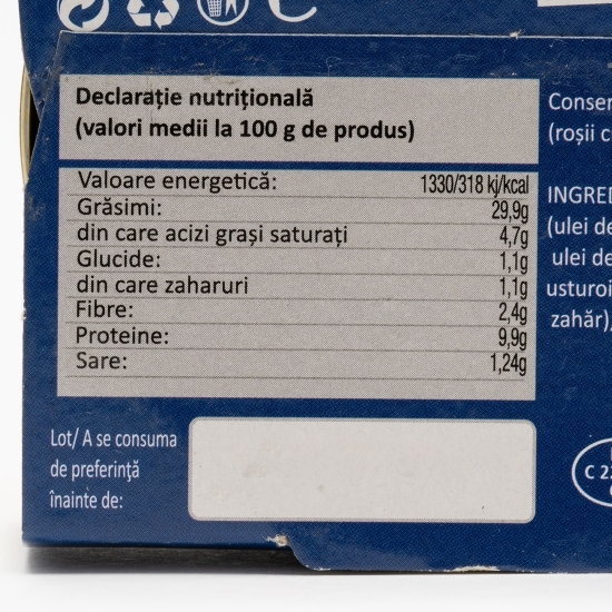 Ton pentru paste Arrabiata 160g