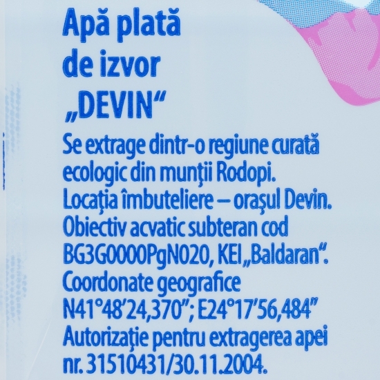 Apă minerală naturală plată de izvor 2.5l