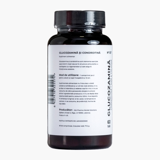 Glucozamină 500mg + Condroitină 100mg, 60 tablete 