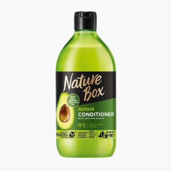 Balsam bio cu ulei de avocado pentru păr deteriorat 385ml