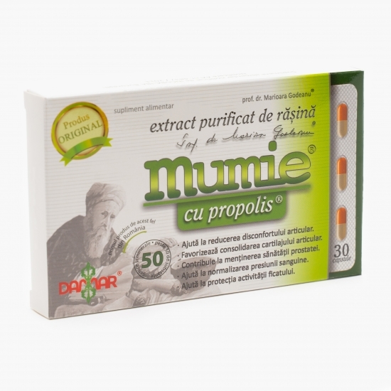 Extract purificat de rășină cu propolis 30 capsule