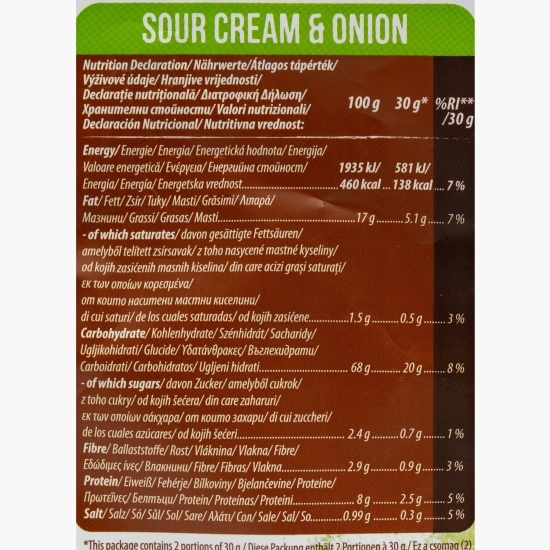 Chips de orez cu ceapă și smântână 60g