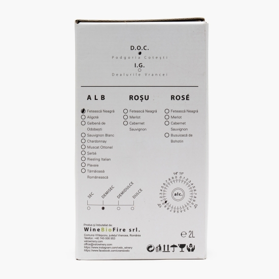 Vin alb demisec Fetească Regală, 13%, 2l