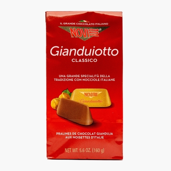 Praline de ciocolată cu lapte cu alune Gianduiotto 160g
