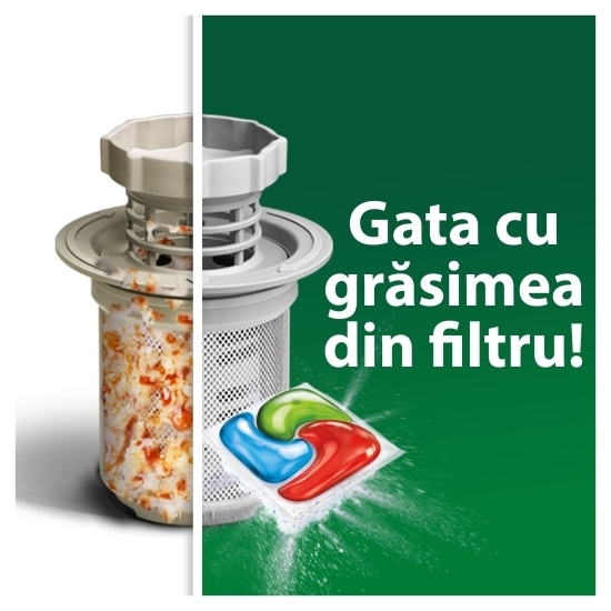 Detergent automat capsule pentru mașina de spălat vase Platinum Plus Deep Clean, 50 spălări