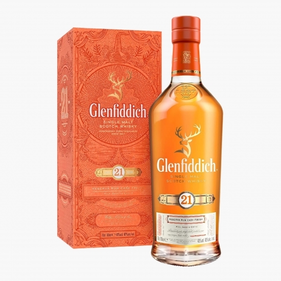 Whisky Single Malt 21YO 43% alc. 0.7l + cutie