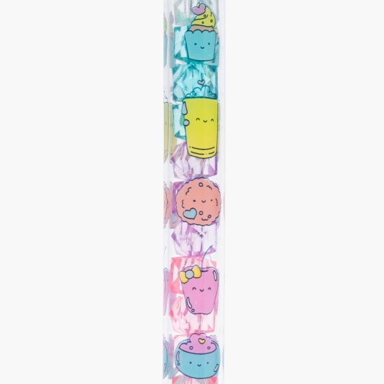 Pix fluffy cu cristale decorative în interior, turcoaz