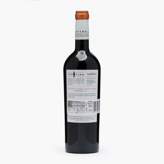 Vin roșu sec Individo Fetească Neagră & Rară Neagră, 14%, 0.75l 