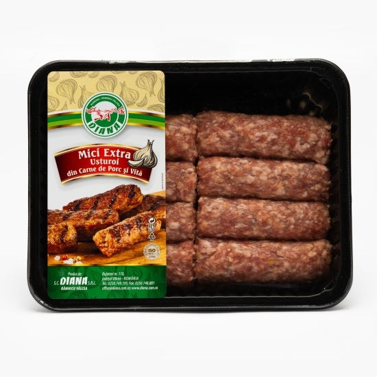 Mici din carne de porc și vită cu extra usturoi 1kg