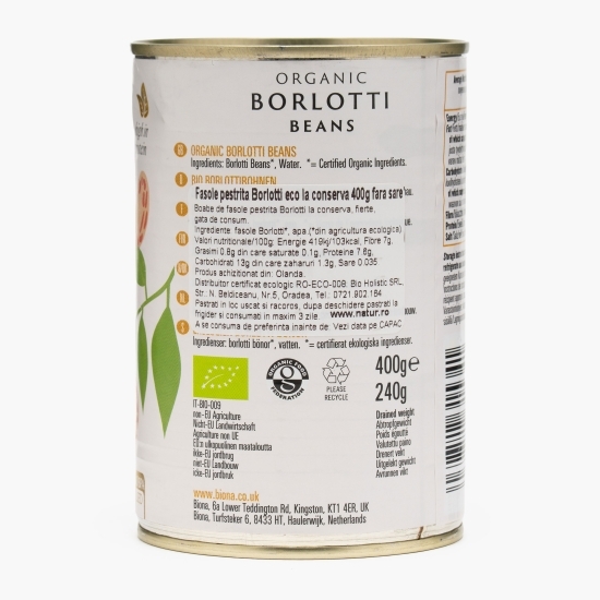 Fasole Borlotti eco 400g