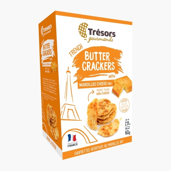 Crackers cu unt și brânză Maroilles 60g