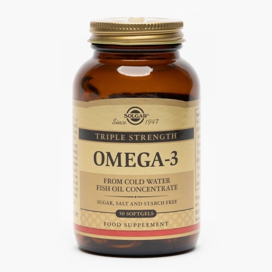 Omega 3 putere triplă, 50 capsule moi