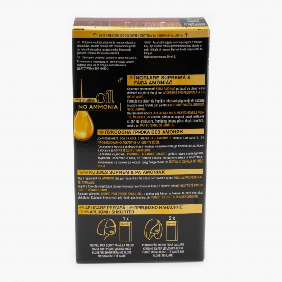 Vopsea de păr permanentă fără amoniac Oleo Intense, 5-92 roșcat luminos, 115ml