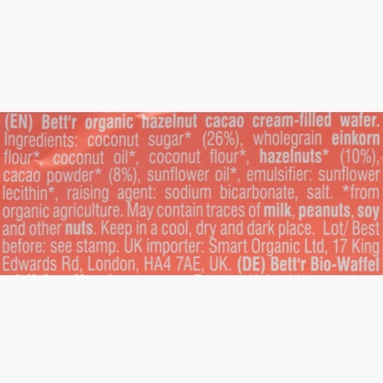 Napolitană eco cu cremă de alune și cacao 30g