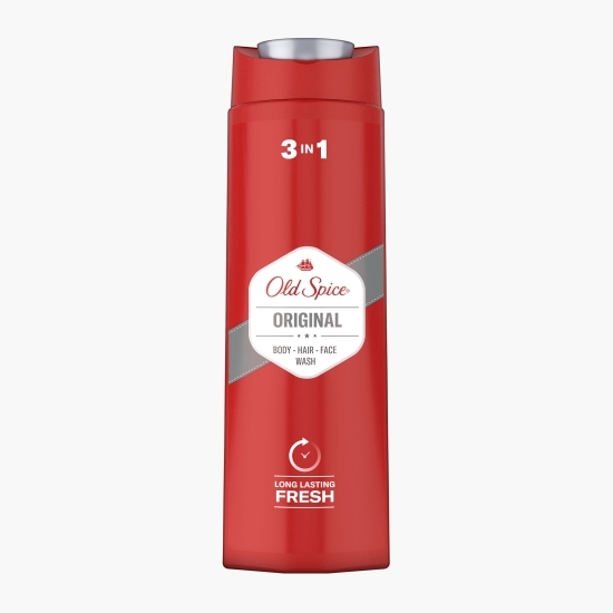 Gel de duș și șampon Original 3în1 pentru corp, păr și față 400ml