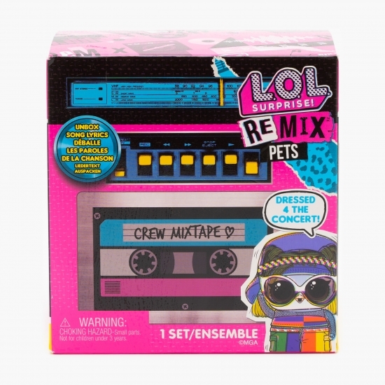 Set cu surprize Remix Pets 3+ ani