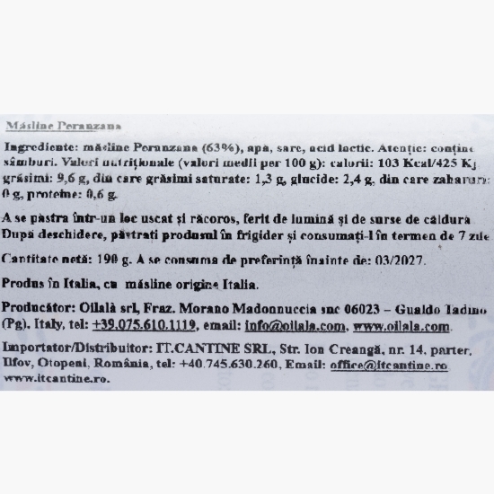 Măsline negre Peranzana 190g