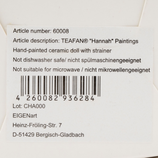 Infuzor metalic cu păpușă decorativă 