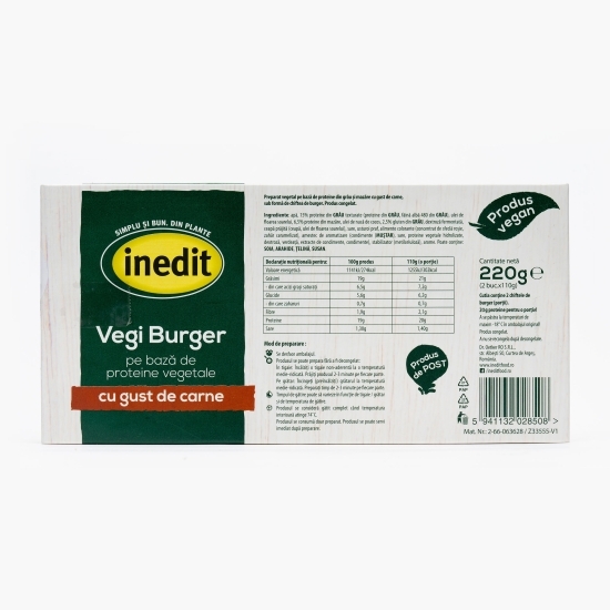 Burger vegetal cu gust de carne 2 buc x 110g