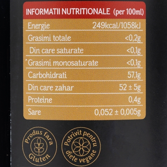 Cremă balsamică cu rodie fără zahăr adăugat 0.25l