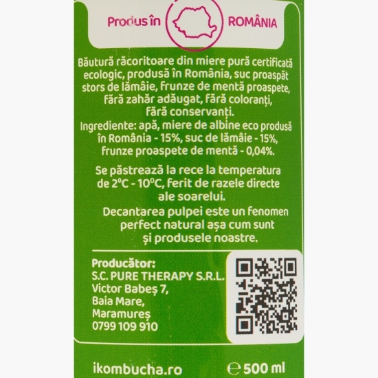 Limonadă cu lămâie și mentă 500ml