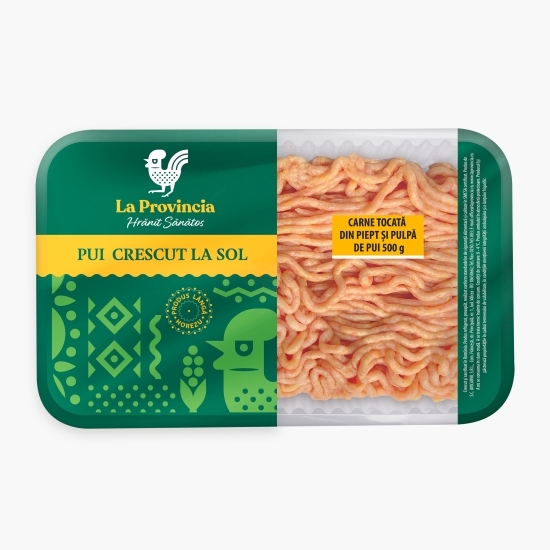 Carne tocată din piept și pulpă de pui 500g