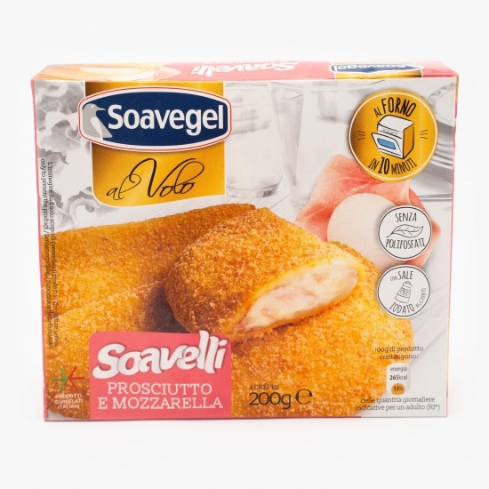 Clătite crocante cu șuncă și mozzarella 200g