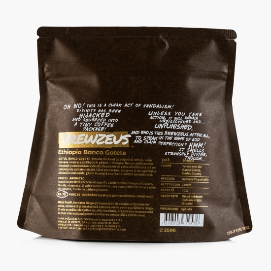 Cafea de specialitate măcinată Ethiopia Banco Gotete 250g