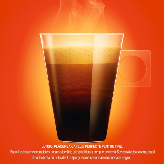 Lungo 16 băuturi 104g, capsule cafea 