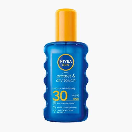 Spray cu protecție solară Protect & Dry Touch, SPF 30, 200ml