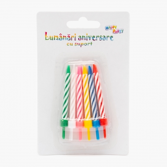 Lumânări aniversare cu suport