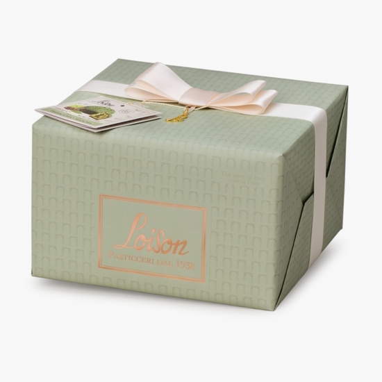 Panettone cu stafide, fistic și ceai verde Matcha 600g