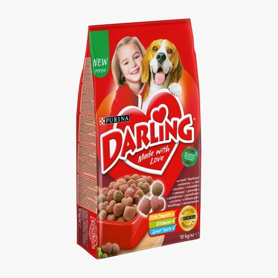 Hrană uscată pentru câini adult, 10kg, vită și legume